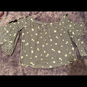 Off the shoulder blouse